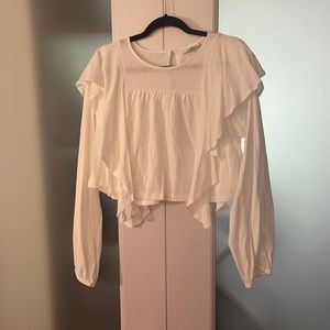 Topshop Ruffeled Croptop